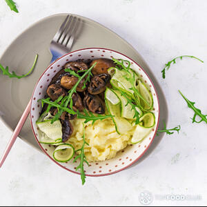 Готовое пюре с грибами