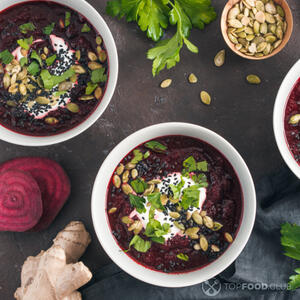 Готовый свекольник