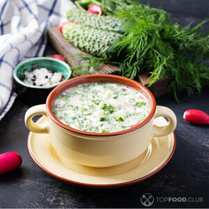 Готовая окрошка