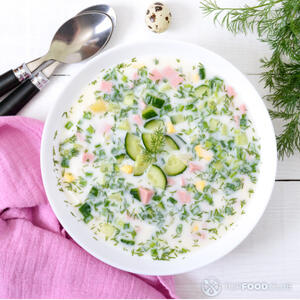 Готовая окрошка