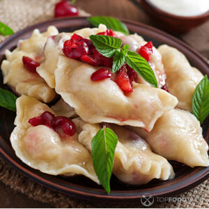 Готовые вареники