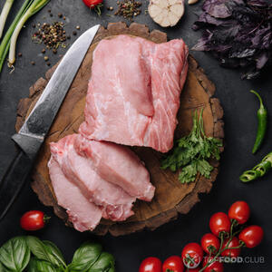 Резать свинину