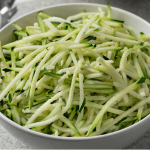 сделать кабачковую лапшу