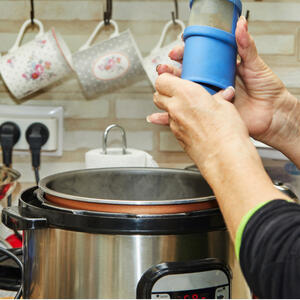 Подготовьте пароварку