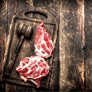 Мясо отбить