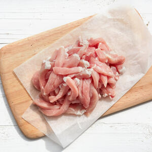 Порезать свинину