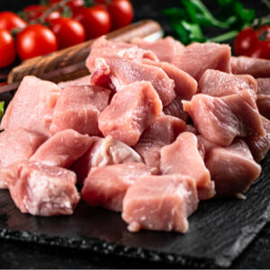 Свинину порезать