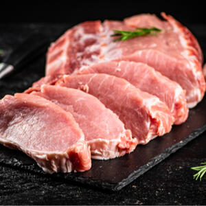 Порезать свинину