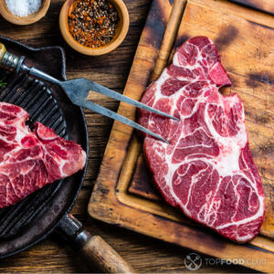 Промыть говядину