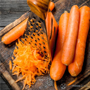 Натереть морковь