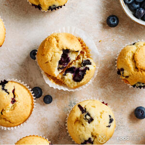 маффины с черникой 