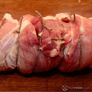 Свернуть свинину