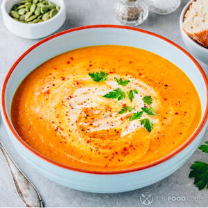 Морковный суп с кокосовыми сливками