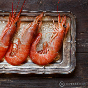 Подготовьте креветки