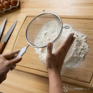 Просеять муку