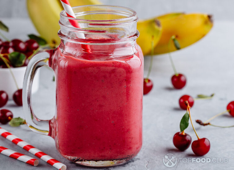 2024-02-28-8o3kpj-cherries-and-banana-smoothie-in-glass-mason-jar-2023-11-27-05-01-27-utc