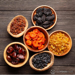 Добавить сухофрукты