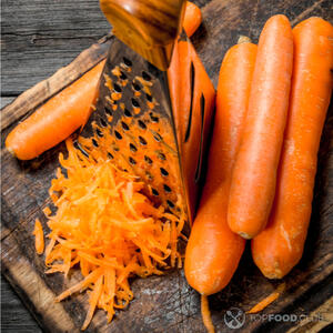 Натереть морковь