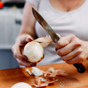 Очистить лук