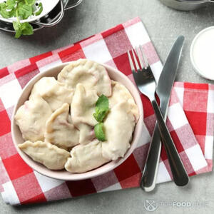 Вынимаем вареники.