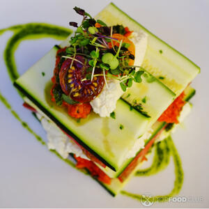 Сыроедческая лазанья