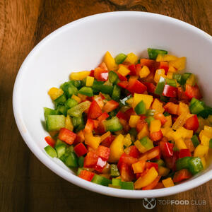 Нарезать перцы