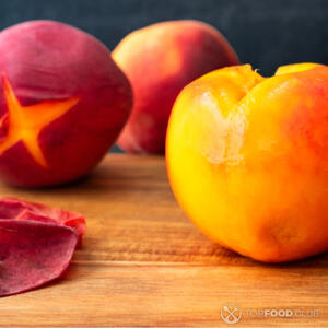 Персики очистить