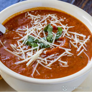 суп с пармезаном