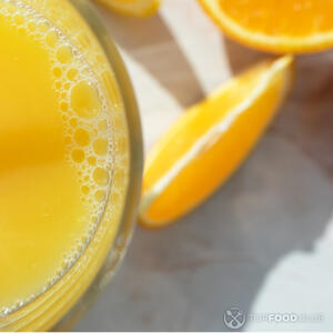 добавляем сок апельсина