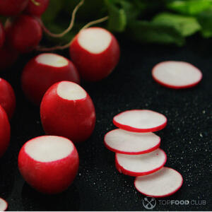 нарезанная редиска