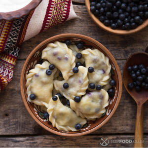 вареники с черникой