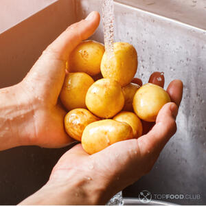 моем картофель