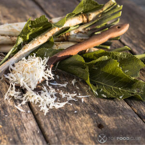 Подготовить листья хрена