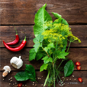 Подготовить зонтики укропа