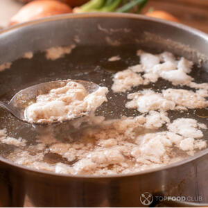 снимаем пену