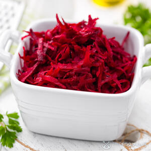 натертая свекла