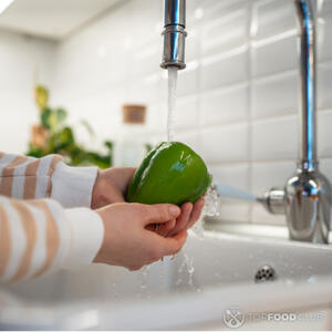 моем зеленый перец