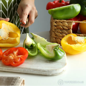 очищаем перцы