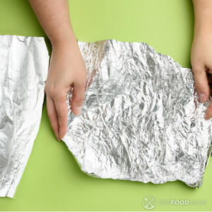 лодочку из фольги