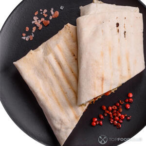 шаурма на тарелке