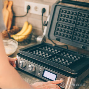 разогреть вафельницу