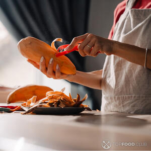 очистите батат