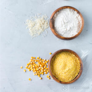 смешайте муку