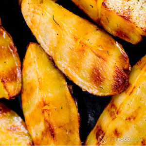 Картофель на сковороде гриль