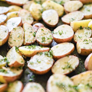 Картофель в маринаде.