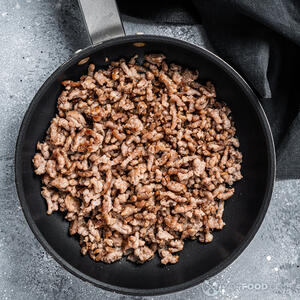 Свиной фарш обжаренный