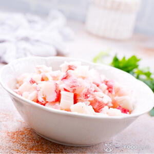 Подготовить крабовое мясо