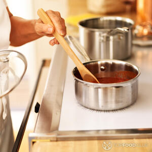 нагревать смесь