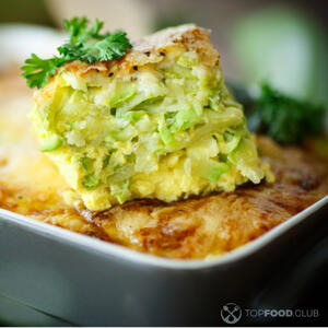 Кабачковая запеканка с сыром