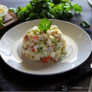 салат готов.